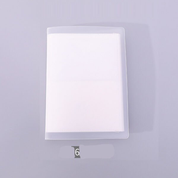Business Card Booklet Card Holder Postcard Storage Book Frosted Transparent Bank Card Case - Image 3