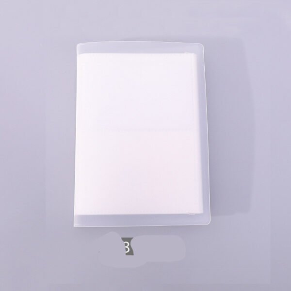 Business Card Booklet Card Holder Postcard Storage Book Frosted Transparent Bank Card Case - Image 7